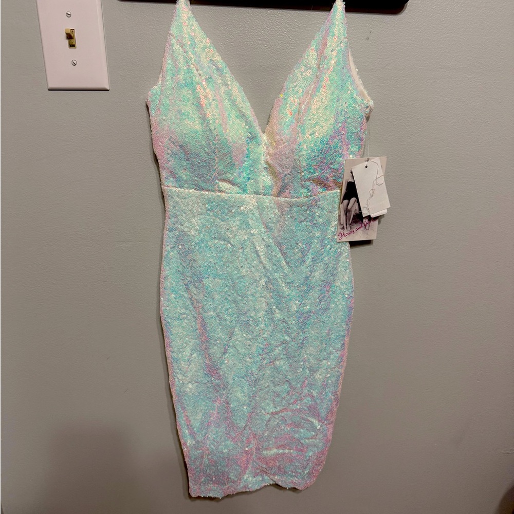 NWT Sequined Cocktail Dress